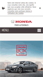 Mobile Screenshot of honda-chateauroux.com