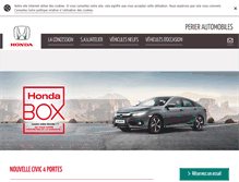 Tablet Screenshot of honda-chateauroux.com